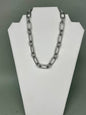 Long Oval Magnetic Chain Necklace- 2 Colors