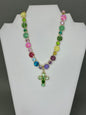 Crystal Cross Pendant- 6 Colors
