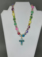 Magnetic Multi Size Crystal Necklace- 3 colors