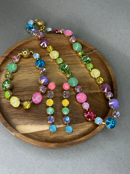 Magnetic Multi Size Crystal Bracelet- 3 colors