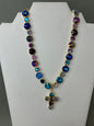 Magnetic Multi Size Crystal Necklace- 3 colors
