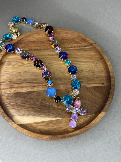 Crystal Cross Pendant- 6 Colors