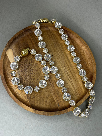 Magnetic Multi Size Crystal Bracelet- 3 colors