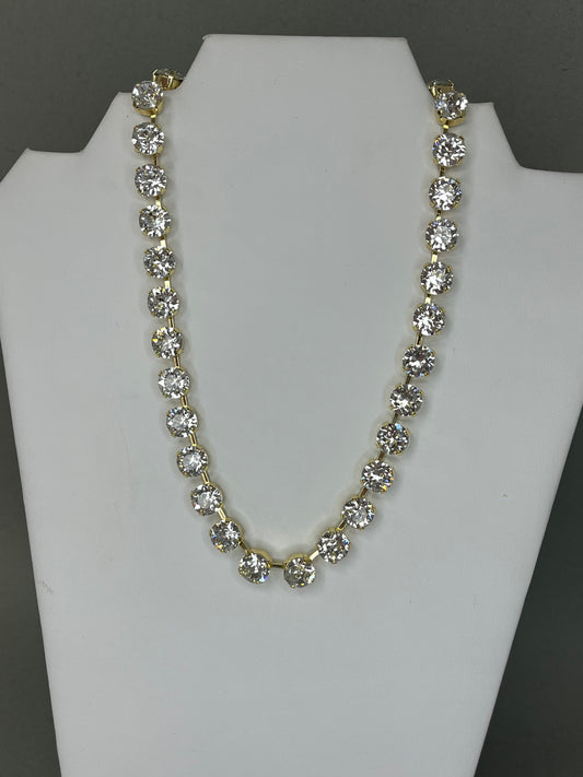 Magnetic Clear Crystal Necklace