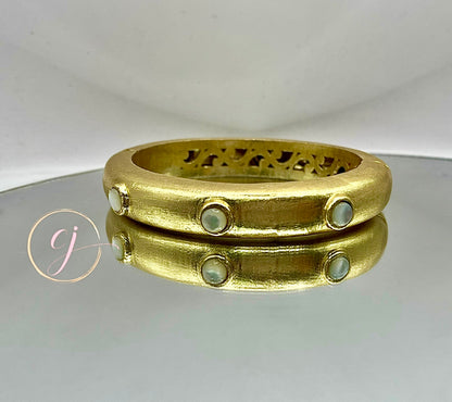Double Sided Matte Gold Cuff