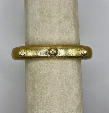 Double Sided Matte Gold Cuff