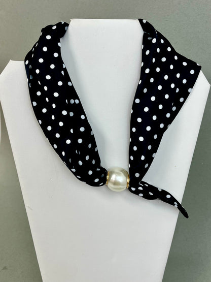 Magnetic Pearl Scarf Necklaces