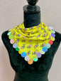 Handmade Sequin Fabric Scarf