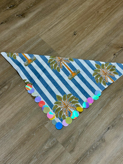 Handmade Sequin Fabric Scarf
