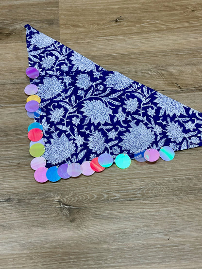 Handmade Sequin Fabric Scarf