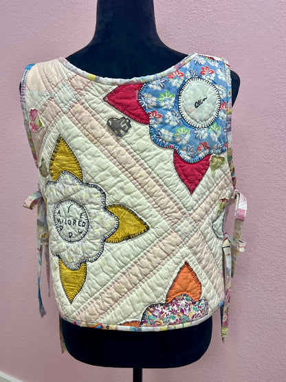 Handmade Quilted Vest #340
