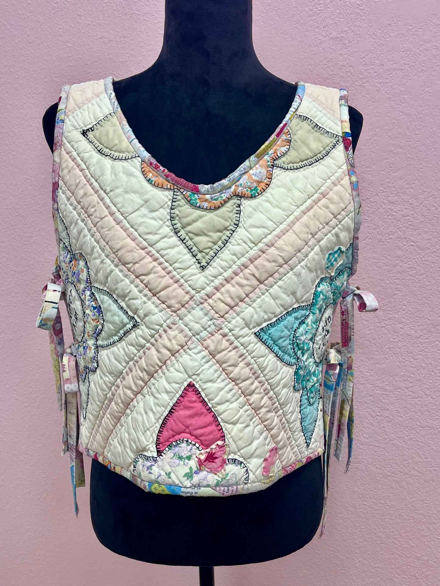 Handmade Quilted Vest #340