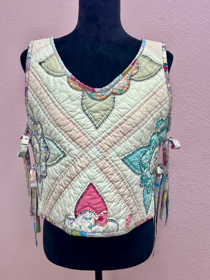 Handmade Quilted Vest #340