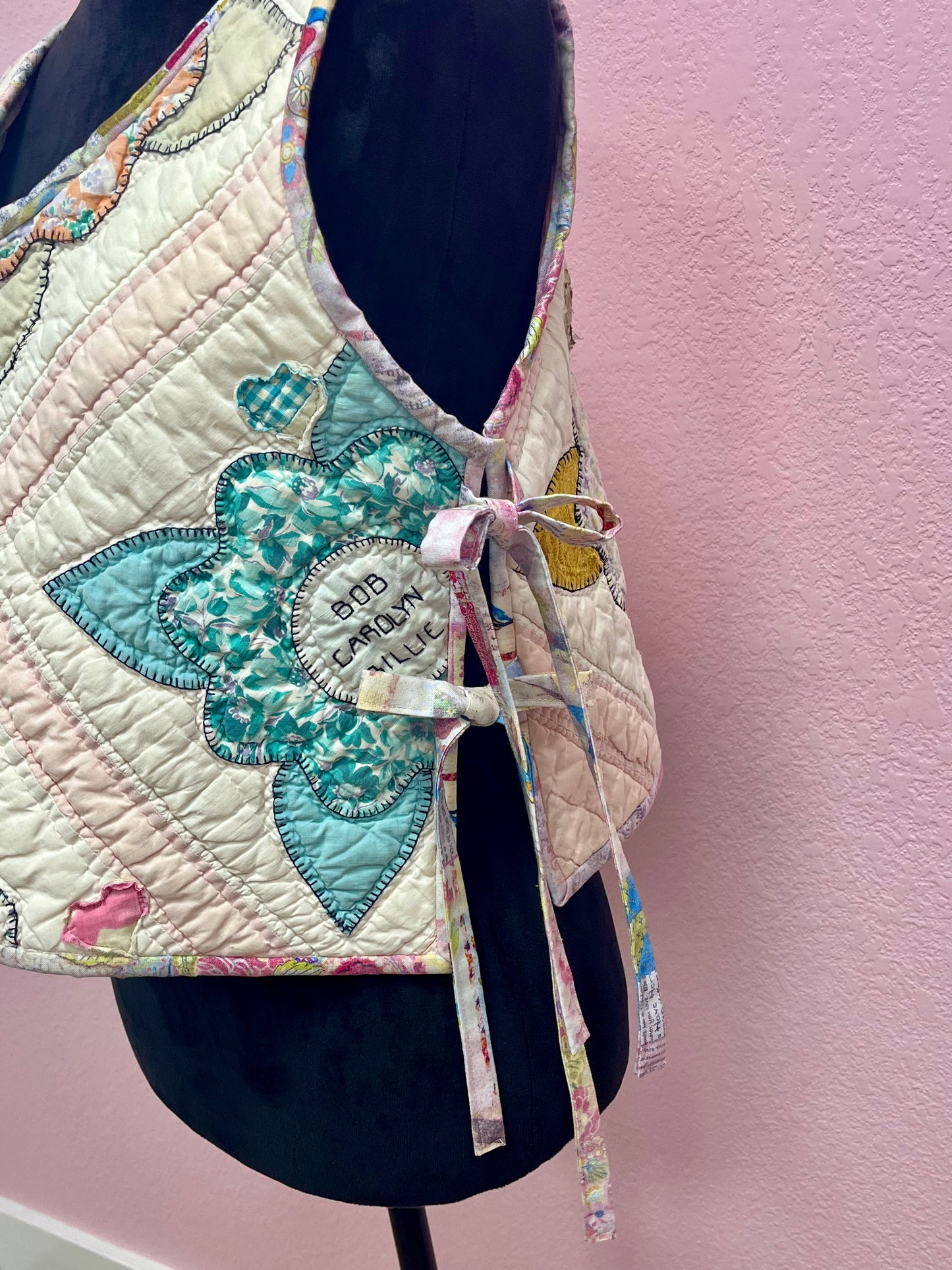 Handmade Quilted Vest #340