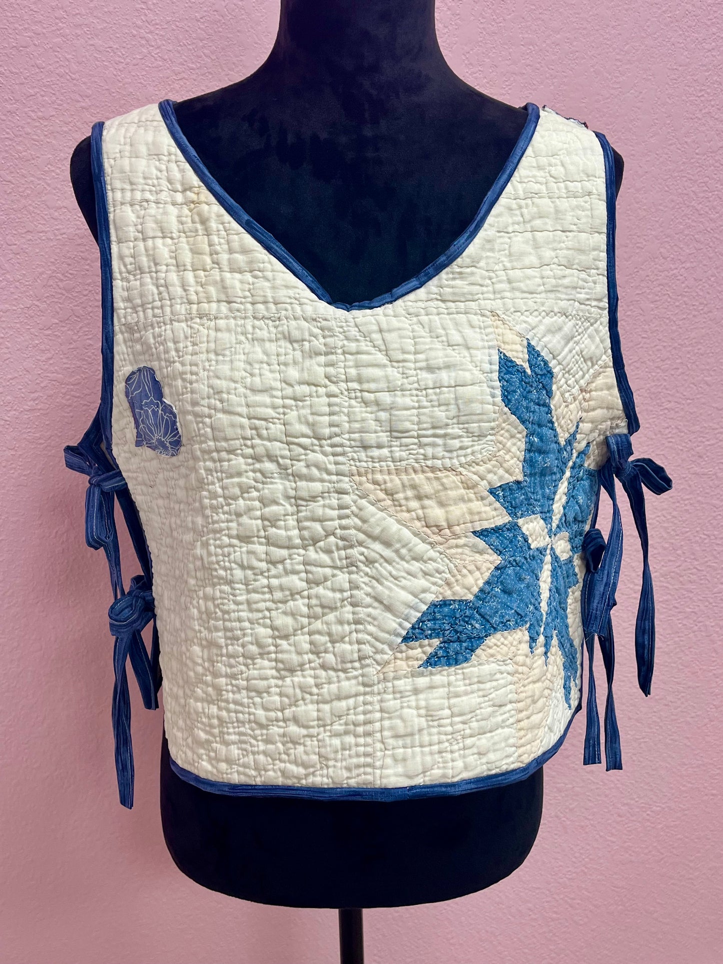 Handmade Quilted Vest #344