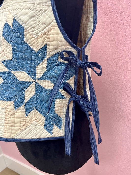 Handmade Quilted Vest #344