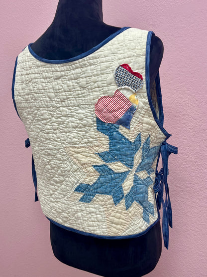 Handmade Quilted Vest #344