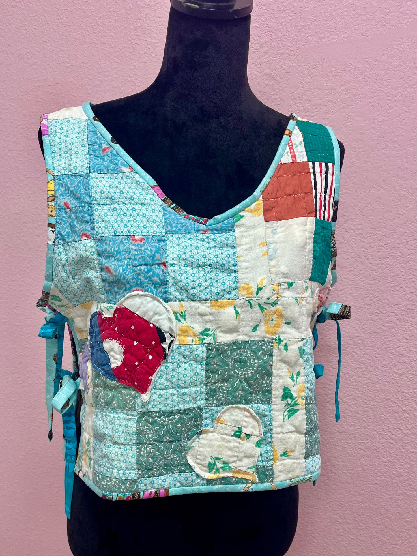 Handmade Quilted Vest #337