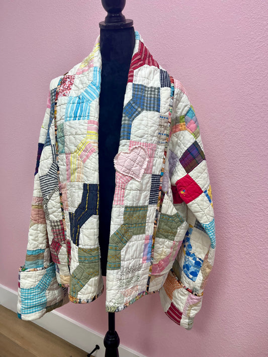 Handmade Quilted Jacket  #366