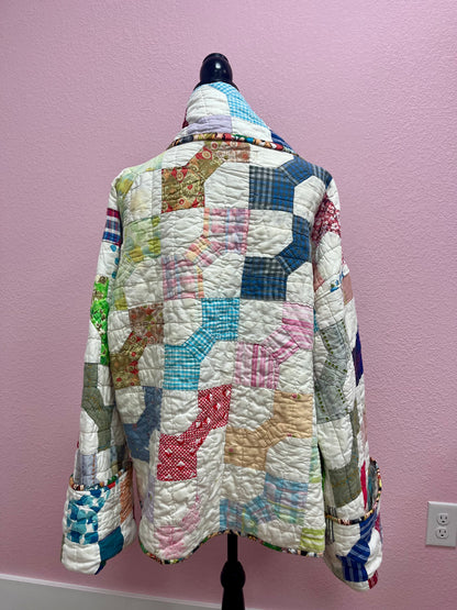 Handmade Quilted Jacket  #366