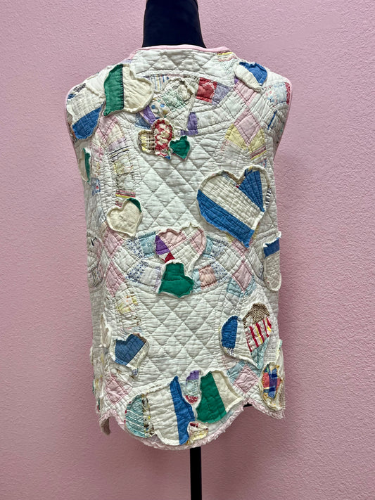 Handmade Quilted Vest  #386