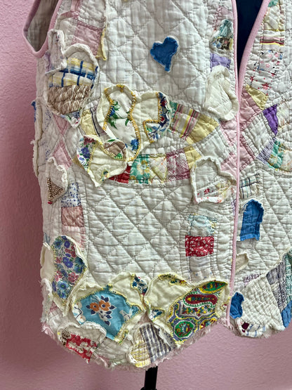 Handmade Quilted Vest  #386