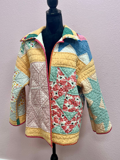 Handmade Quilted Jacket #396