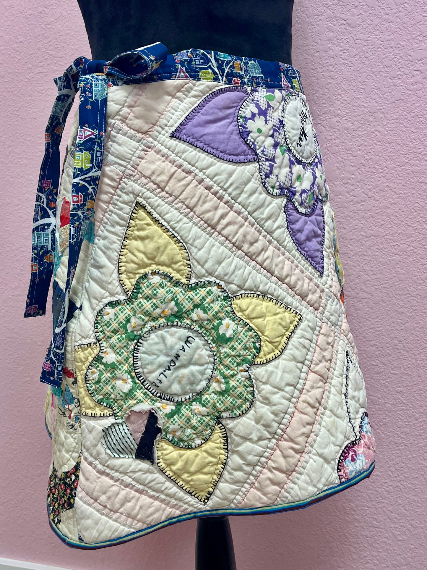 Handmade Quilted Skirt #336
