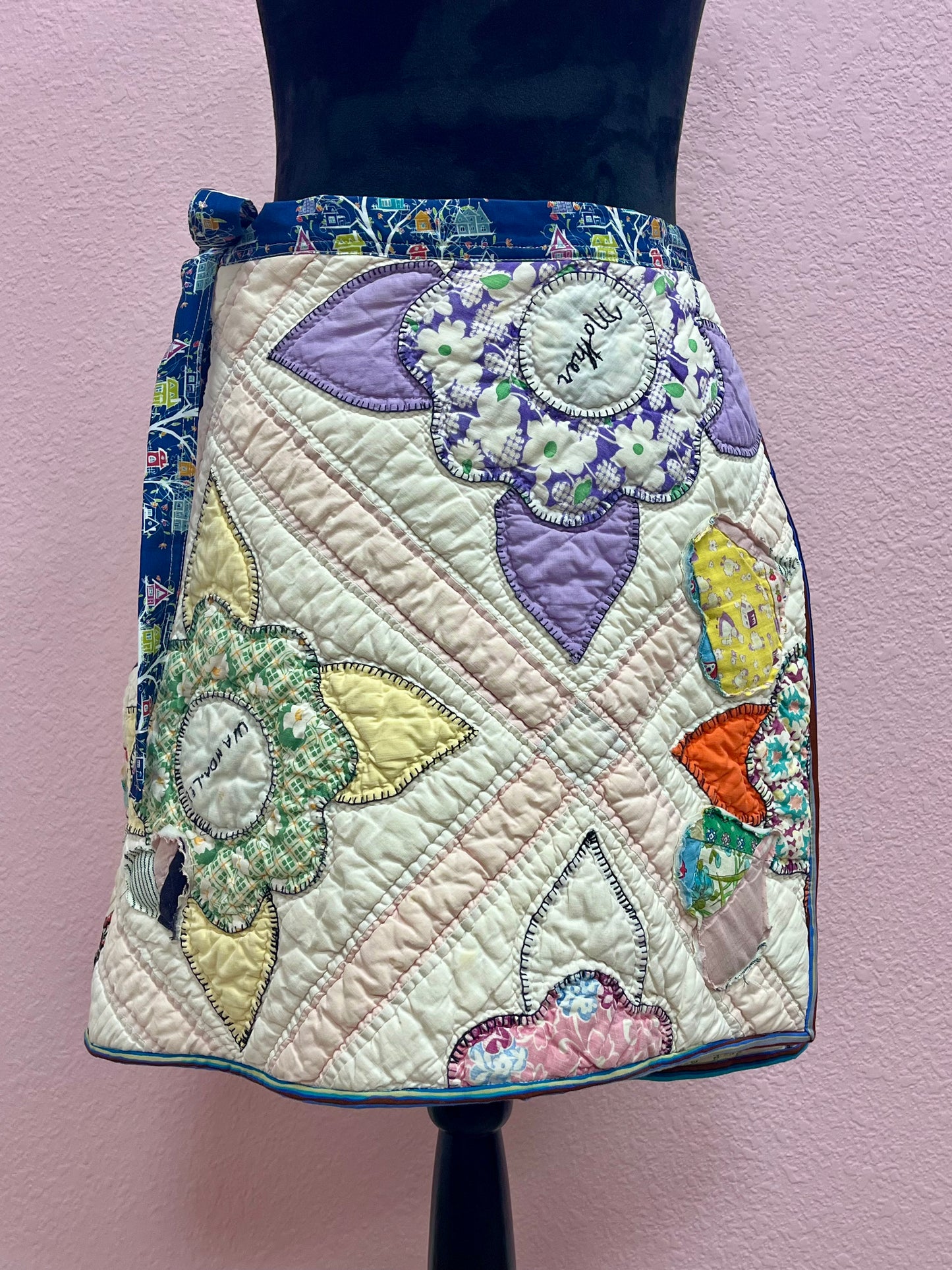 Handmade Quilted Skirt #336
