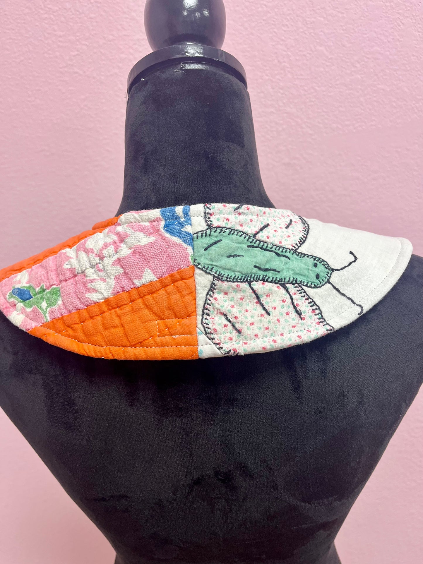Handmade Quilted Collar #321