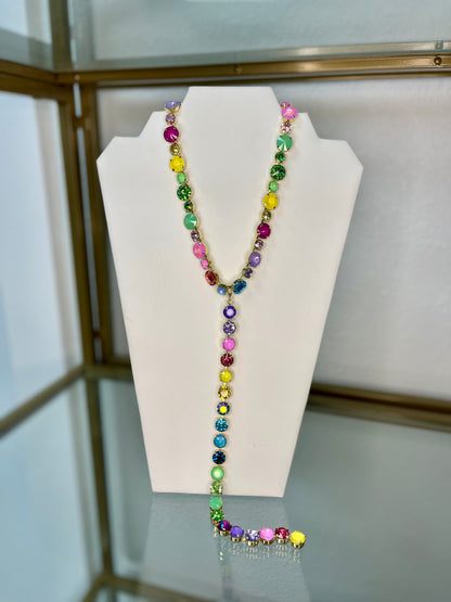 Luxe Crystal Lariat (3 colors)