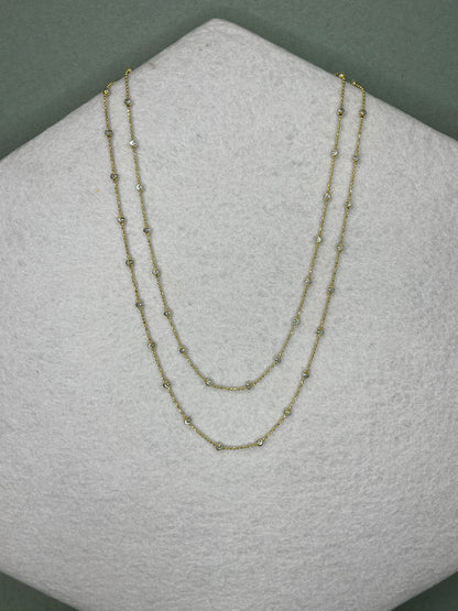 18" Lux Gold/Silver Chain