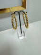 Gold Twist Hoops FS