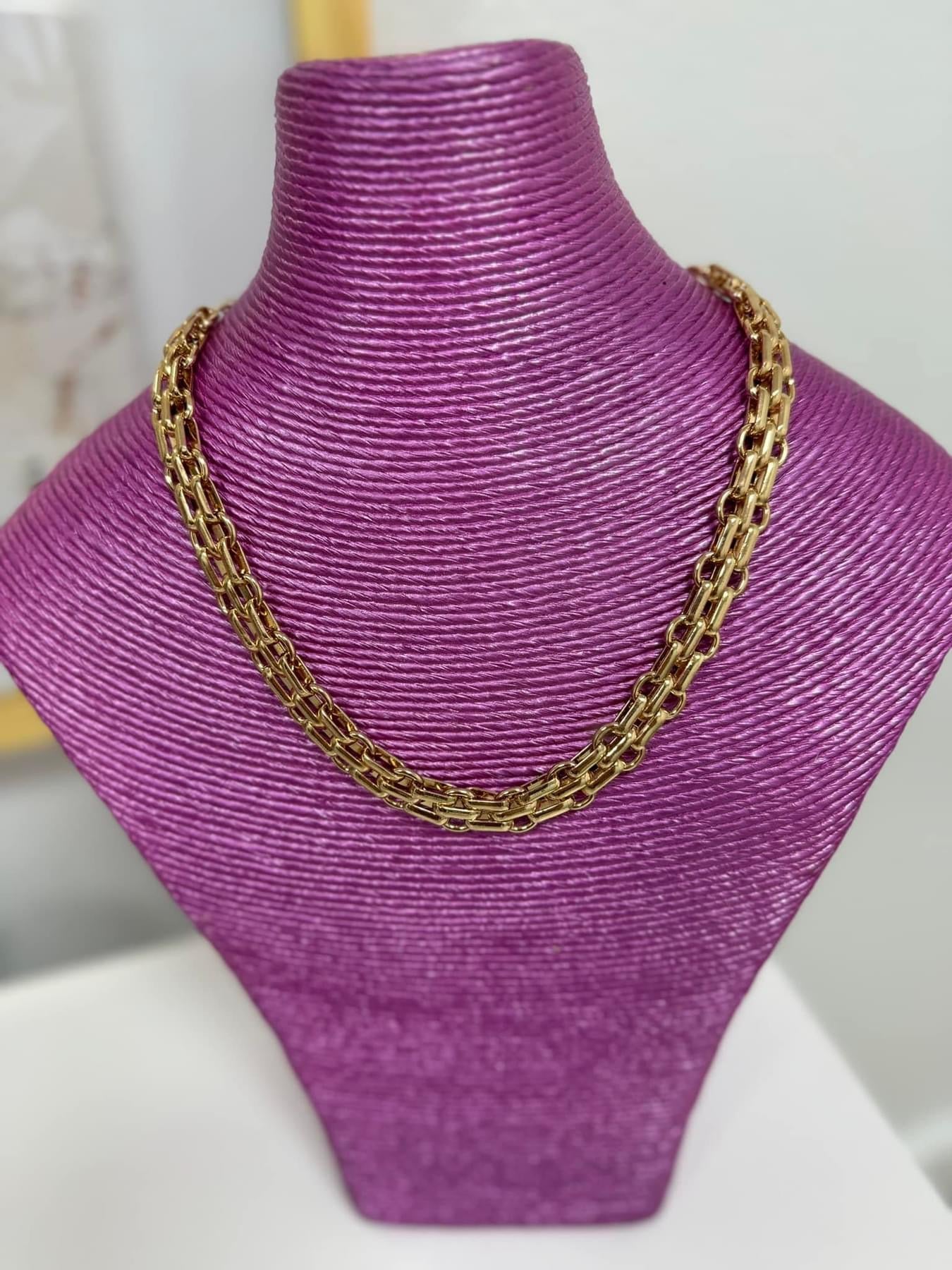 Double Strand Necklace (Silver and Gold)