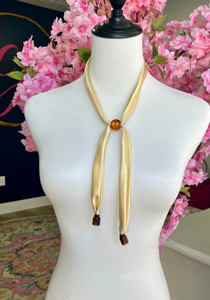 Adjustable Silky Scarf Necklace (4 Colors!)