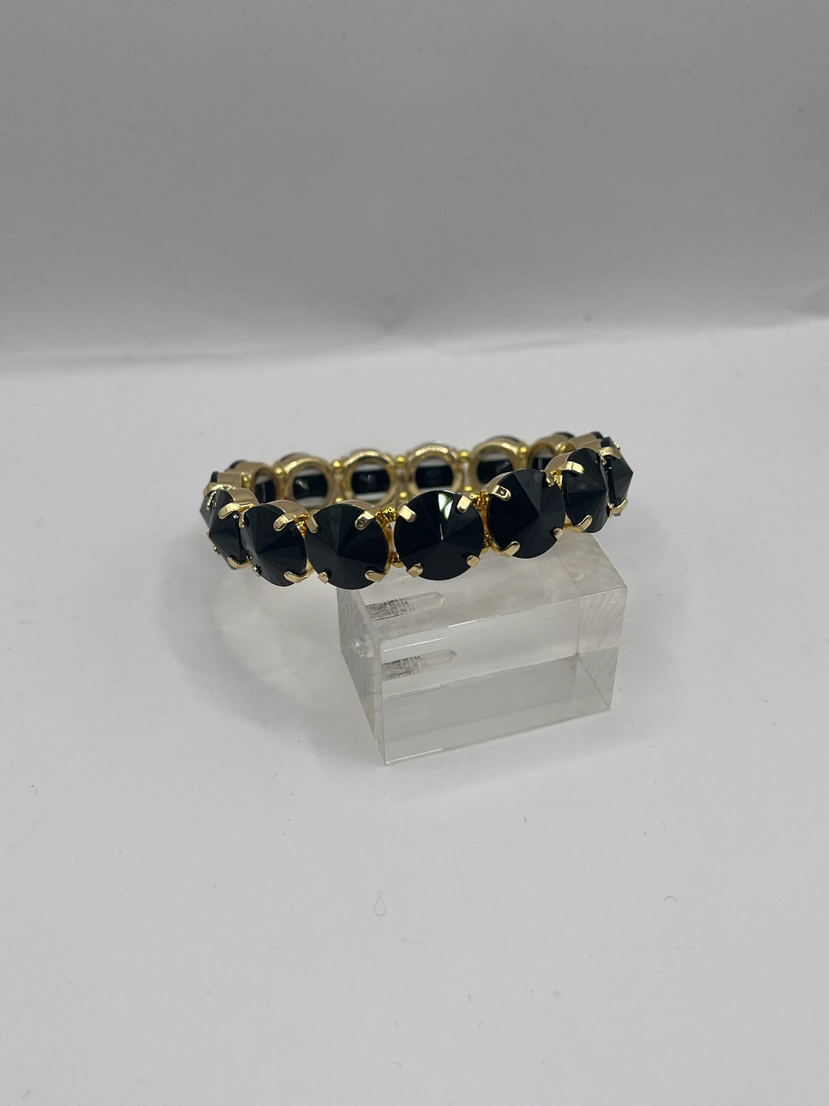 Large Crystal Stretchy Bracelet- 8 colors