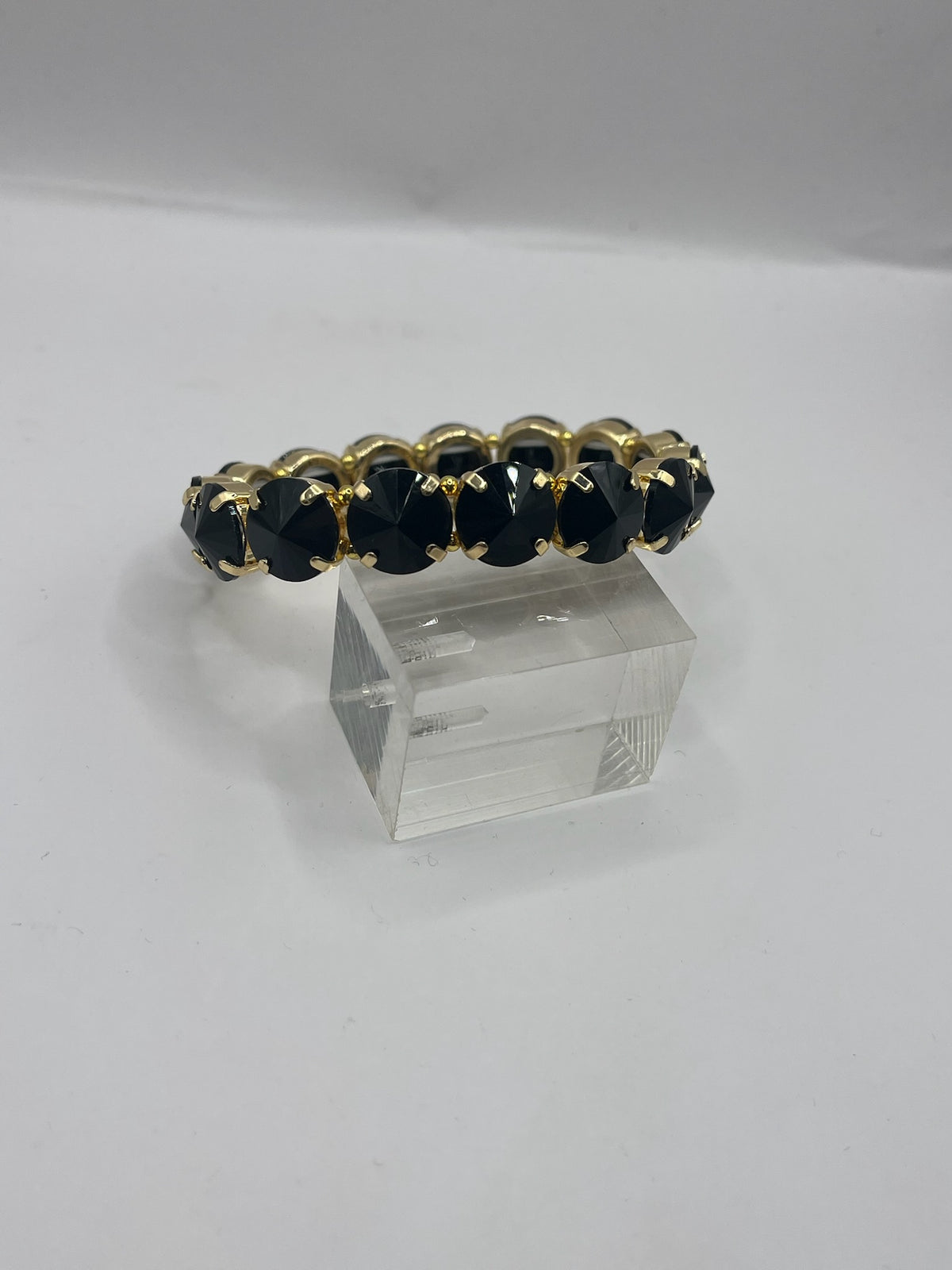 Large Crystal Stretchy Bracelet- 8 colors