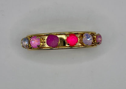 Large Pink Stone Cuff