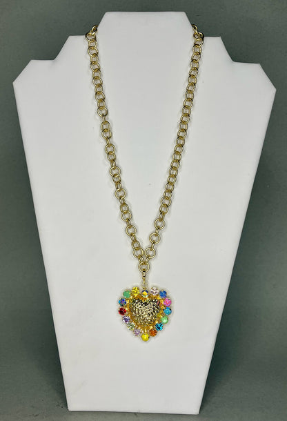 Gold Matte Medium Link Chain