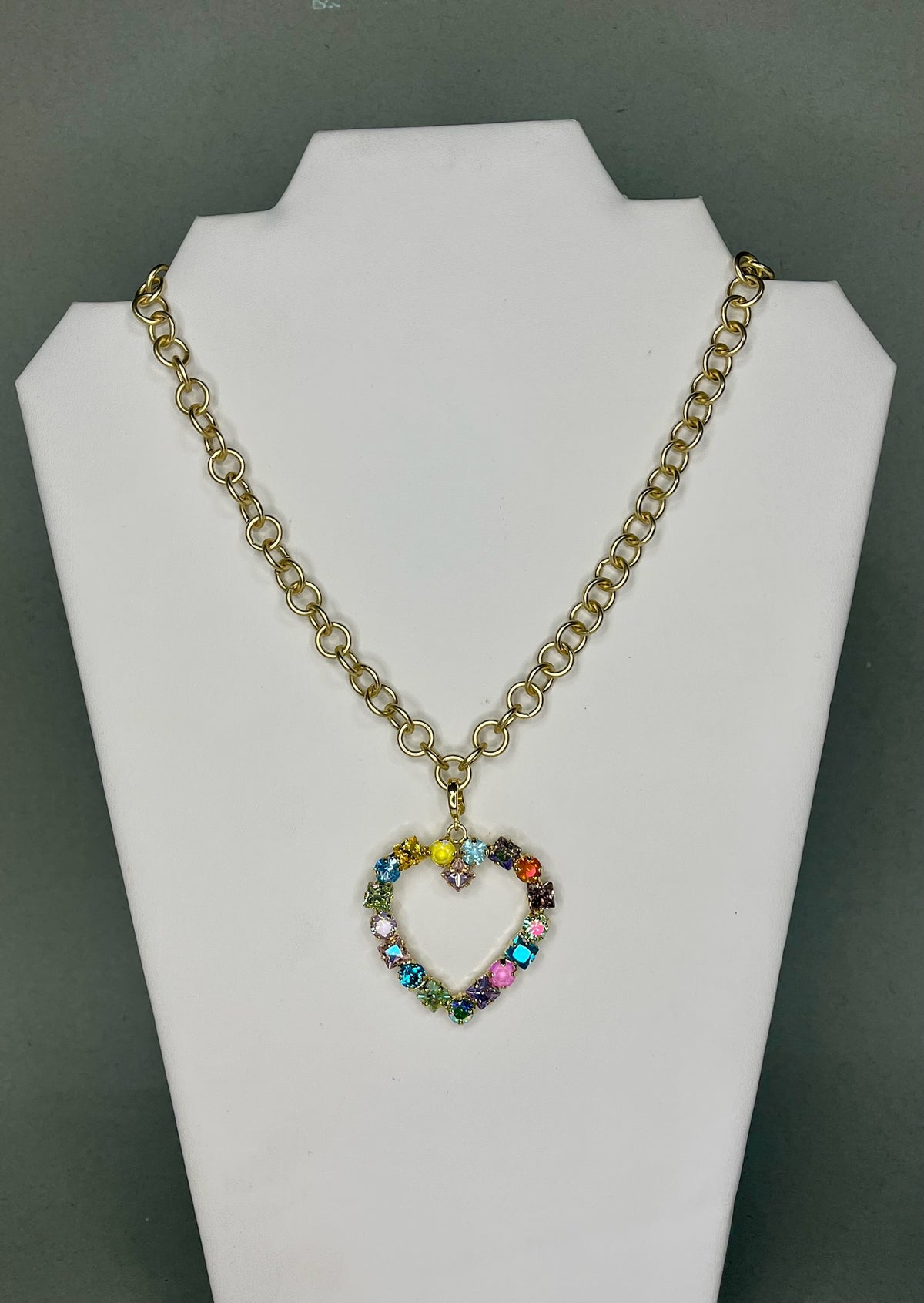 Gold Matte Medium Link Chain