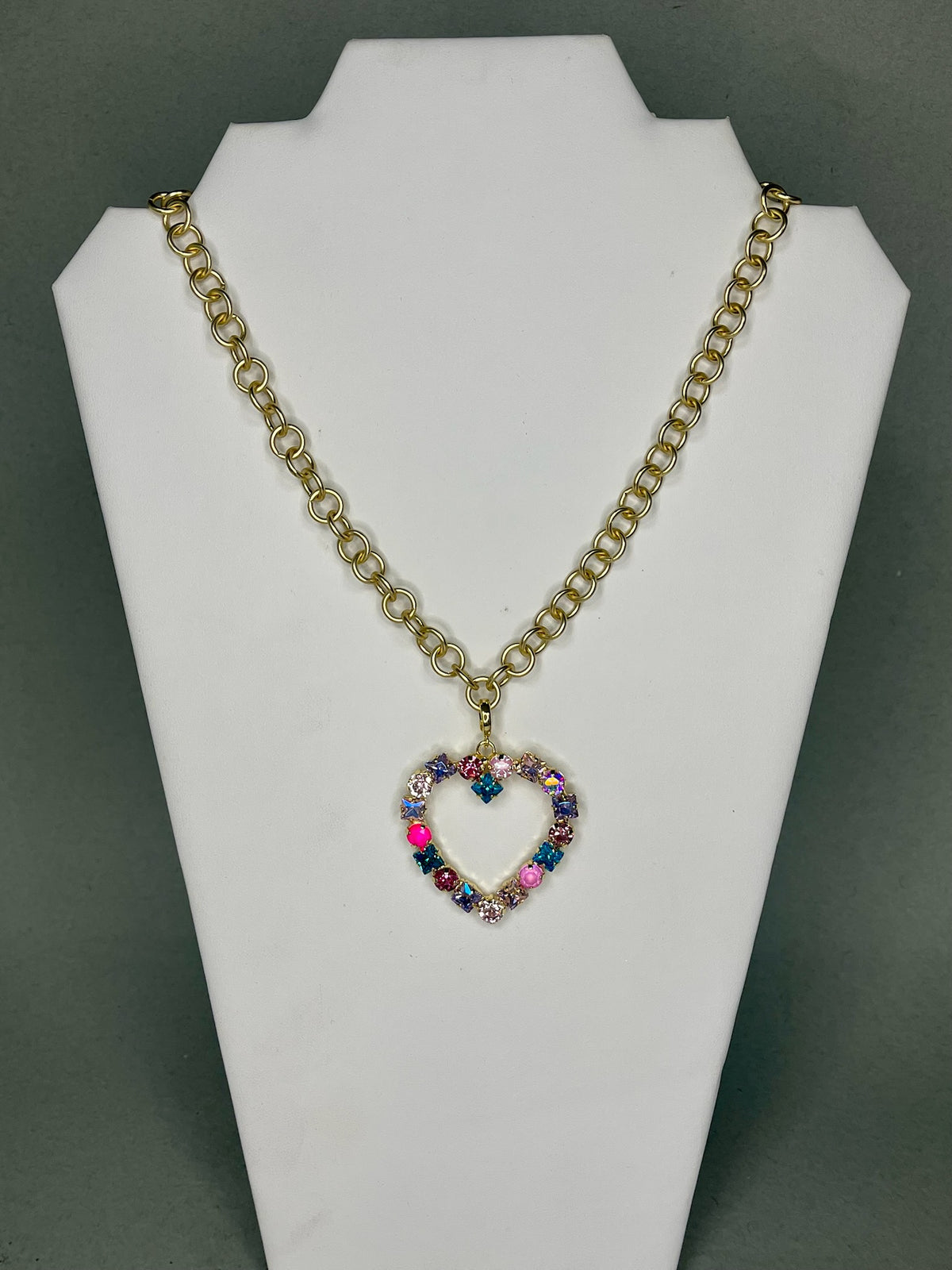 Gold Matte Medium Link Chain