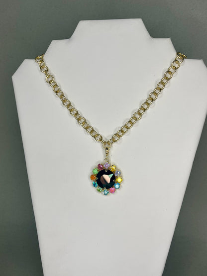 Gold Matte Medium Link Chain