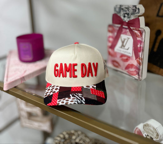 Red Game Day Hat