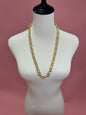 Long Textured Link Magnetic Necklace (Two Colors)