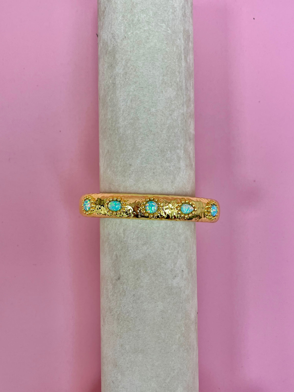 Gold Luxe Celestial Open Clasp Bangle (Two Colors)