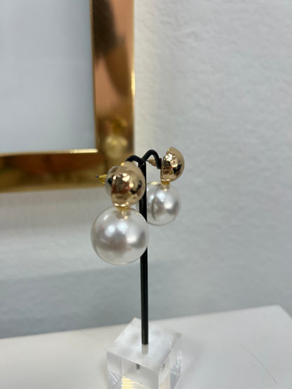 Stud & Pearl Earrings (Gold/Silver) FS