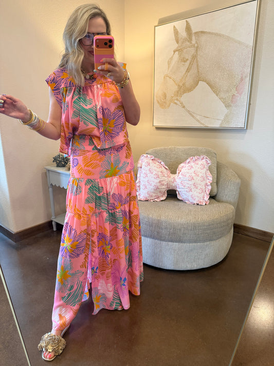 Adrianne Ellie Paige Two Piece Skirt Set