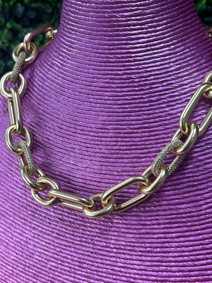 CZ Link Magnetic Necklace FS