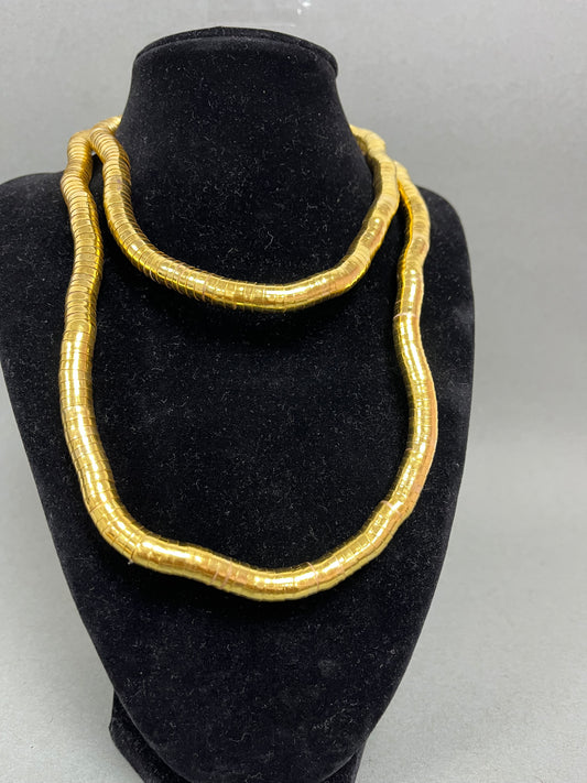 Multi Wrap Gold Bracelet/Necklace
