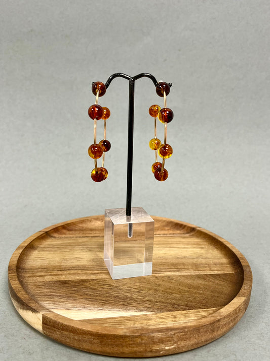 Tortoise Spaced Ball Hoops